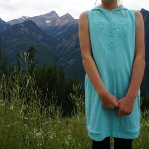 Guess ~ Sleeveless Sweater Dress Jewel Trim ~ Girls Size 12